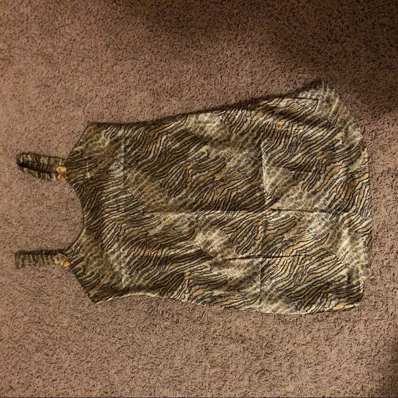 Vintage Y2K Tiger Slip Dress - Picture 4 of 6